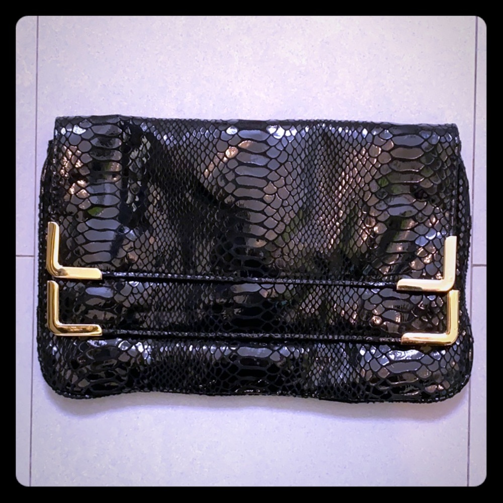 Michael Kors snakeleather clutch